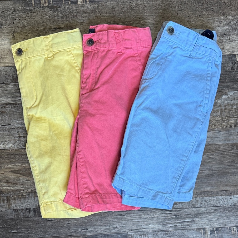 NWOT Children’s Place Kids Shorts Trio - Yellow, Pink, Blue